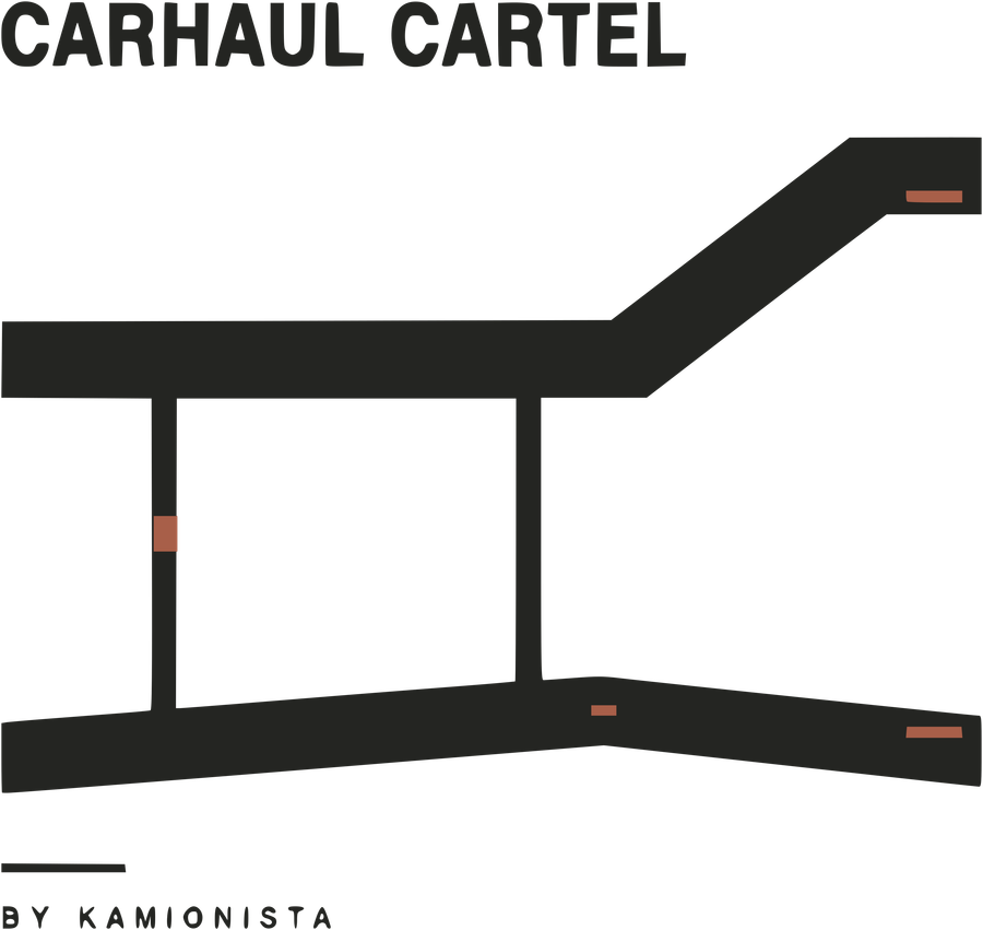 CarHaul Cartel — detail zadnej potlače