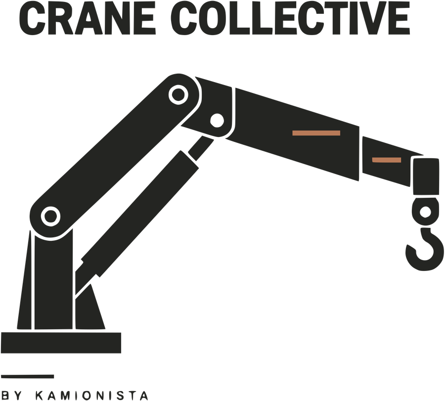 Crane Collective — detail zadnej potlače