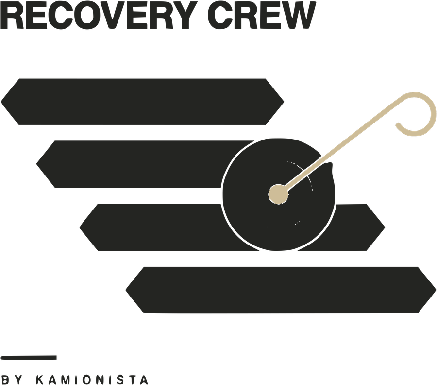 Recovery Crew — detail zadnej potlače